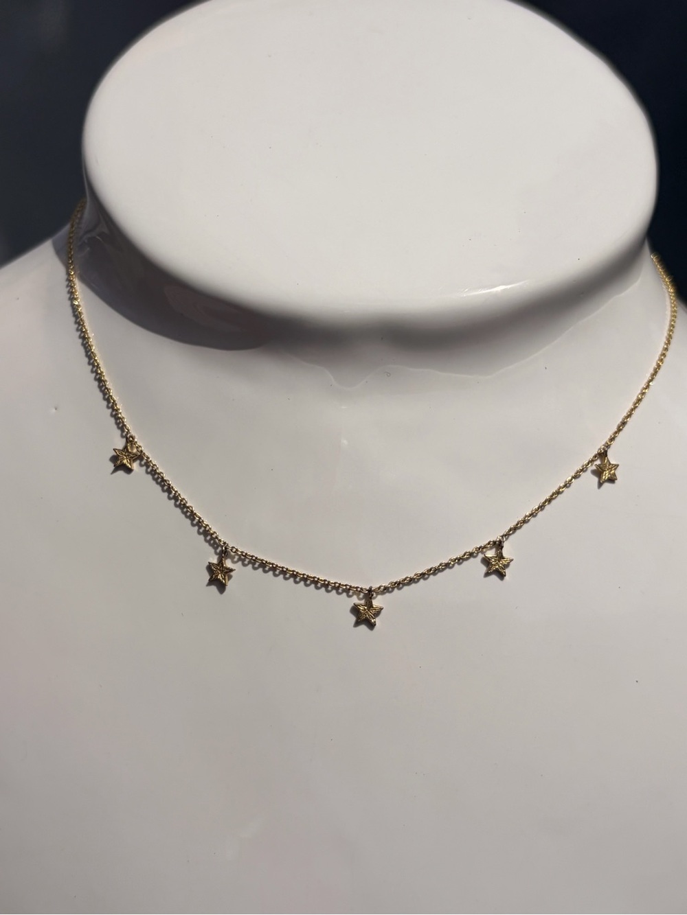 ⭐️Gorjana Gold Star Dangle Choker Necklace